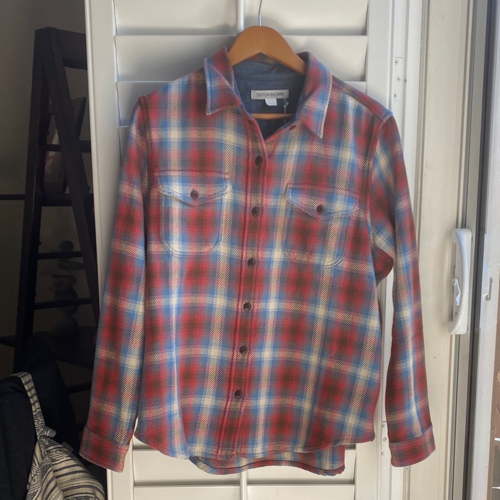 NWT Outerknown Women’s Famous Blanket Shirt